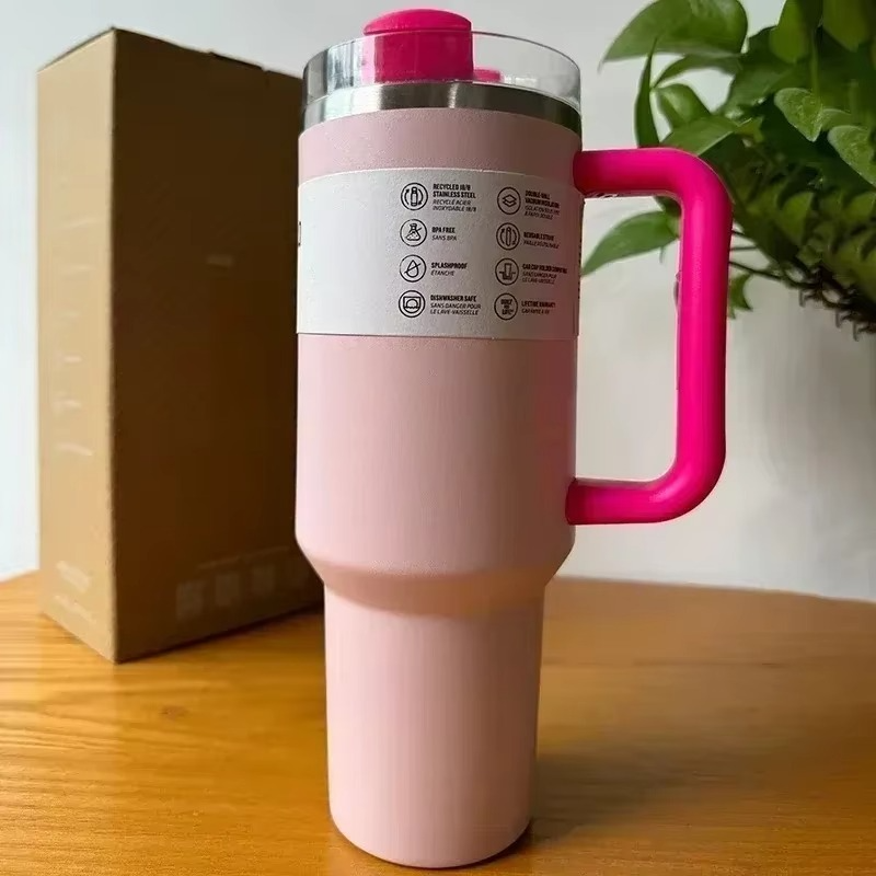 2025 New HOT Large Capacity 40Oz Stainless Steel Vacuum Flask - Insulated Tumbler Cup with Lids and Straws, Perfect for Travel