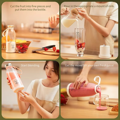 Portable Electric Juicer Blender Usb Mini Fruit Mixers Juicers Fruit Extractors Food Milkshake Multifunction Juice Maker Machine