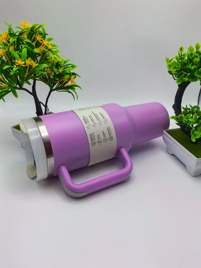 2025 New HOT Large Capacity 40Oz Stainless Steel Vacuum Flask - Insulated Tumbler Cup with Lids and Straws, Perfect for Travel