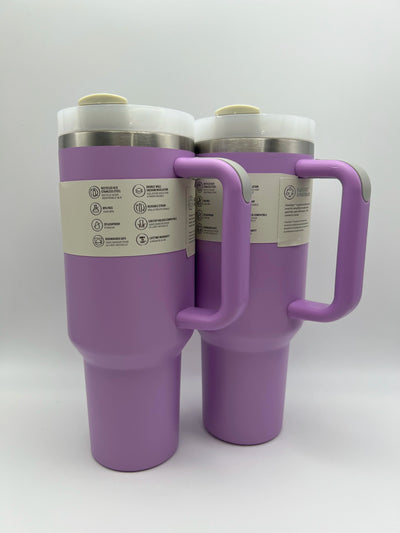 2025 New HOT Large Capacity 40Oz Stainless Steel Vacuum Flask - Insulated Tumbler Cup with Lids and Straws, Perfect for Travel